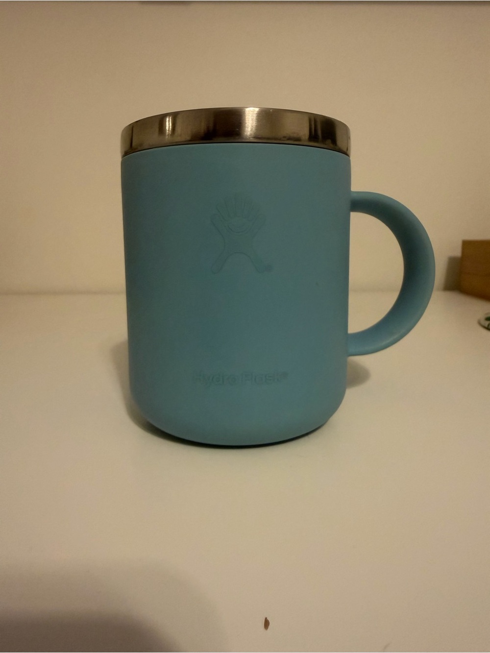 12oz Hydro Flask Sky Blue Insulated Mug with Handle